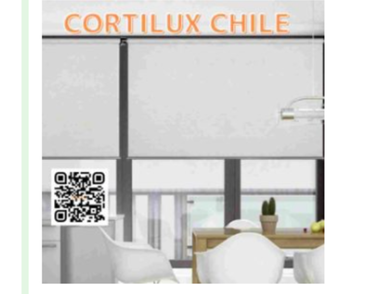 CORTINA ROLLER BLACK OUT BLANCO MEDIDA  Chile
